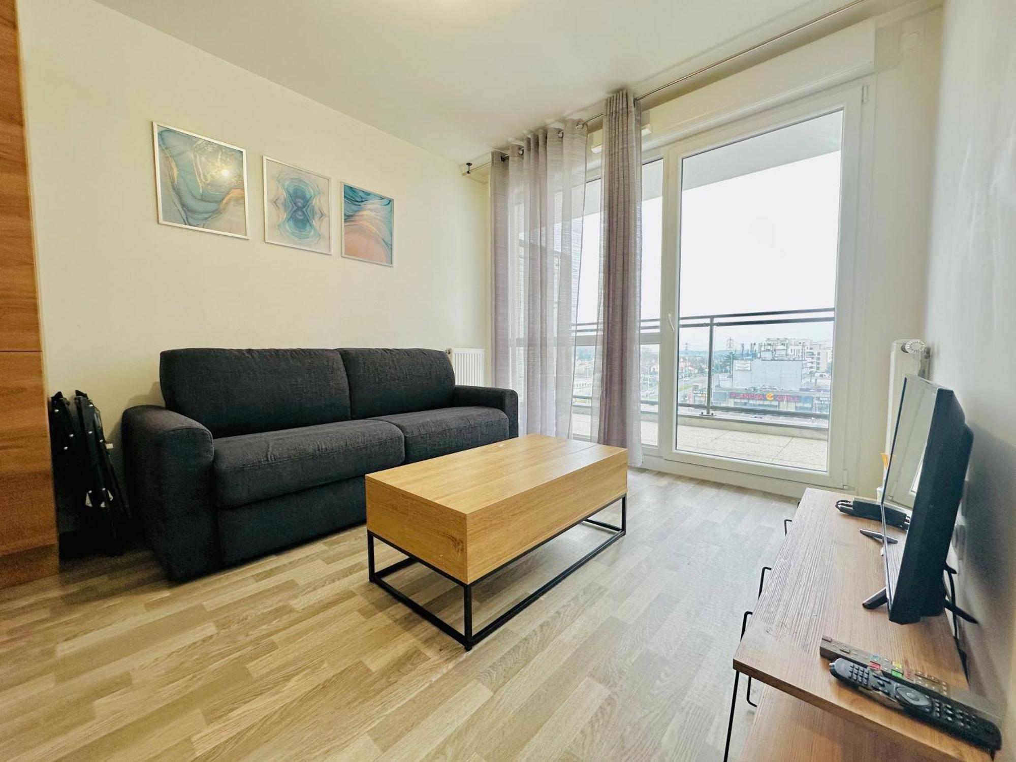 Agreable 2 Pieces Avec Balcon Et Parking Transports By Immo Kit Bnb Sarcelles Esterno foto